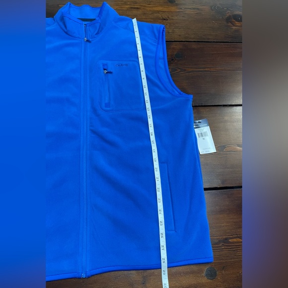 Chaps Men's Sleeveless Fleece Vest Full Zip XL - Picture 10 of 13